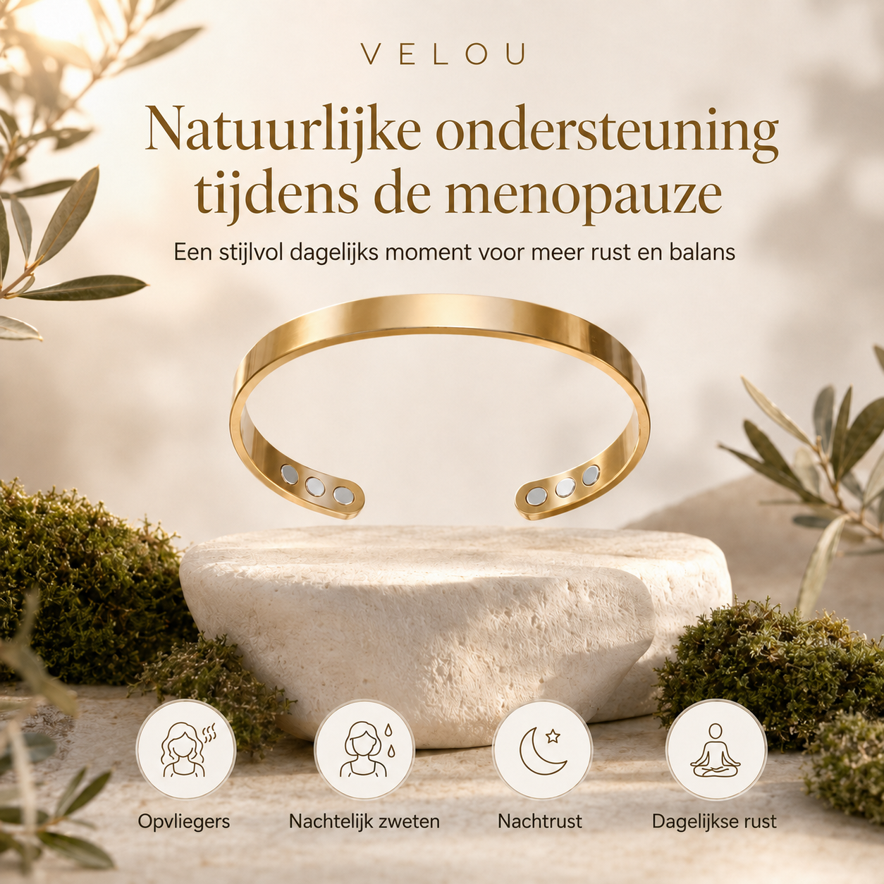 Velou Armband | Jouw Natuurlijke Menopauze Oplossing